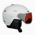 Casco da sci da donna Salomon Icon LT Visor S2 bianco/blu medio 4