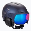 Casco da sci da donna Salomon Icon LT Visor S2 glicine blu/marino medio