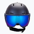 Casco da sci da donna Salomon Icon LT Visor S2 glicine blu/marino medio 2