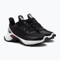 Salomon Alphacross Blast scarpe da corsa per bambini nero/bianco/nero 5