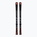 Sci da discesa da uomo Salomon S/Force Ti 80 + attacchi Z12 GW nero/rosso