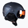 Casco da sci donna Salomon Icon LT Visor Photo Sigma S1-S3 glicine blu/cielo