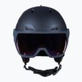 Casco da sci donna Salomon Icon LT Visor Photo Sigma S1-S3 glicine blu/cielo 2