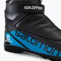 Scarponi da sci di fondo per bambini Salomon R/Combi Jr. Prolink nero/blu 9