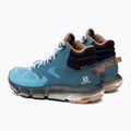 Stivali da trekking da donna Salomon Predict Hike Mid GTX blu germano 3