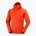 Giacca Salomon Outline AS Hybrid Mid da uomo rosso fuoco/fuoco