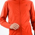 Giacca Salomon Outline AS Hybrid Mid da uomo rosso fuoco/fuoco 4