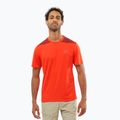 Salomon Outline maglia da trekking da uomo rosso fuoco/cabe