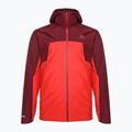 Salomon Outline GTX 2.5L giacca antipioggia da uomo rosso fuoco/caber.