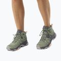 Stivali da trekking da donna Salomon X Ultra 4 MID GTX verde petrolio/magenta/almound 17