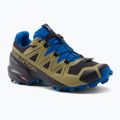 Scarpe da corsa da uomo Salomon Speedcross 5 GTX nero/verde muschio/skydiver