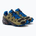 Scarpe da corsa da uomo Salomon Speedcross 5 GTX nero/verde muschio/skydiver 5