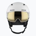 Casco da sci Salomon Driver Pro Sigma bianco/nero bronzo 14