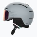 Casco da sci Salomon Driver Prime Sigma Plus ferro battuto/argento rosa/blu cielo 9