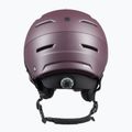 Casco da sci Salomon Driver Pro Sigma degustazione vino/rosa argento 3