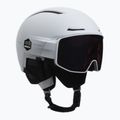 Casco da sci Salomon Driver Prime Sigma Plus bianco/argento rosa/blu cielo