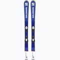 Sci da discesa per bambini Salomon S/Race Jr. + attacchi C5 race blu/bianco 10