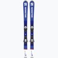 Sci da discesa per bambini Salomon S/Race M Jr. + attacchi L6 race blu/bianco 10