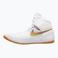 Scarpe da wrestling Nike Fury bianco/oro metallizzato 2