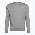 Felpa Nike Sportswear Club Fleece Crew grigio scuro/bianco per uomo