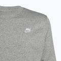 Felpa Nike Sportswear Club Fleece Crew grigio scuro/bianco per uomo 3