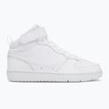Scarpe per bambini Nike Court Borough Mid 2 white/white/white 2