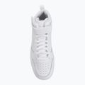 Scarpe per bambini Nike Court Borough Mid 2 white/white/white 5