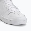 Scarpe per bambini Nike Court Borough Mid 2 white/white/white 7
