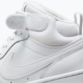 Scarpe per bambini Nike Court Borough Mid 2 white/white/white 8