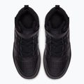 Scarpe per bambini Nike Court Borough Mid 2 black/black/black 4