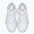 Scarpe per bambini Nike Court Borough Mid 2 white/white/white 4