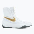 Scarpe da boxe Nike Machomai bianco/oro 2