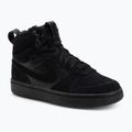Scarpe da bambino Nike Court Borough Mid 2 black/black/black