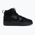 Scarpe da bambino Nike Court Borough Mid 2 black/black/black 2
