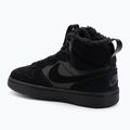 Scarpe da bambino Nike Court Borough Mid 2 black/black/black 3