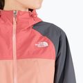 Giacca antipioggia da donna The North Face Stratos rosa 5