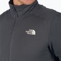 Felpa trekking da uomo The North Face Quest FZ grigio vanadis 4