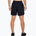 Pantaloncini da allenamento Under Armour UA Stretch-Woven da uomo nero/nero/saldatura metallizzata 4