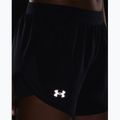 Pantaloncini da corsa Under Armour Fly By 2.0 donna nero/nero/riflettente 4