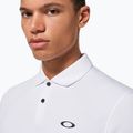 Polo Oakley da uomo Icon TN Protect RC bianco 5