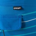 Pantaloncini da bagno Oakley Retro Split 21 da uomo, blu chiaro, a fiori e strisce 4