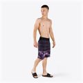 Pantaloncini da bagno Oakley Retro Split 21 da uomo con fiori e strisce viola 6