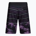 Pantaloncini da bagno Oakley Retro Split 21 da uomo con fiori e strisce viola 2