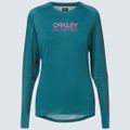 Oakley WMNS Factory Pilot bayberry a manica lunga da ciclismo da donna