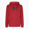 Felpa con cappuccio Oakley PO da uomo, rosso ferro