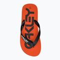 Oakley College Flip Flop arancione neon da uomo 6
