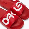 Infradito Oakley B1B Slide 2.0 linea rossa da uomo 7