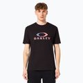 Maglietta Oakley O Bark 2.0 da uomo nero/bandiera americana