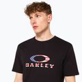 Maglietta Oakley O Bark 2.0 da uomo nero/bandiera americana 5