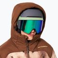 Giacca da snowboard Oakley TC Rykkinn marrone con stampa a nuvole da uomo 11